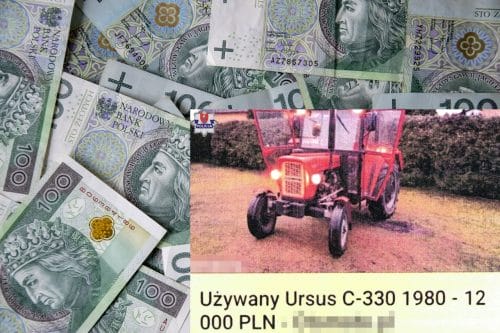 Chciał kupić Ursusa, stracił 2 tys. zł. Uwaga na oszustów w sieci!