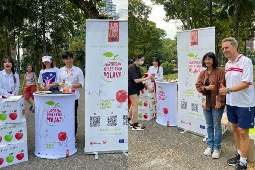 Podsumowanie pierwszego roku kampanii promocyjnej jabłek w Tajlandii i Malezji „Dar polskich sadów. Jabłka z serca Europy”