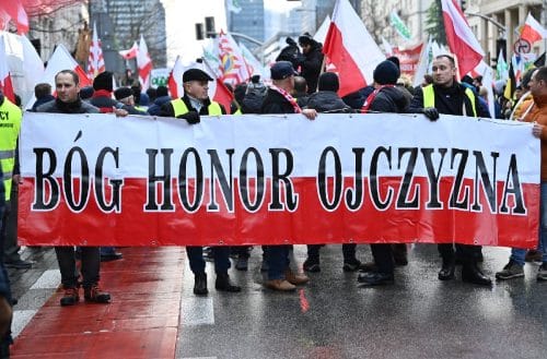 Rolnicy na ulicach Warszawy – Protest przeciwko polityce rolnej UE