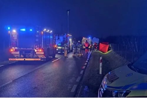 Śmiertelny wypadek podczas wyprzedzania ciągnika rolniczego