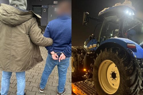 Rozbita siatka przestępcza. Paser z Zakopanego przyłapany z ciągnikiem wartym 400 tys. zł