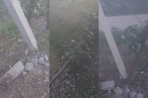 Niebezpieczna jazda wśród sadów. Quad uderzył w słup