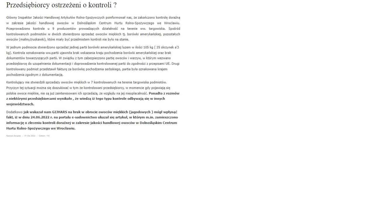 zwiazek ostrzezenie